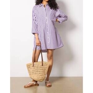 NEW XIRENA women's flora dress in blue rose